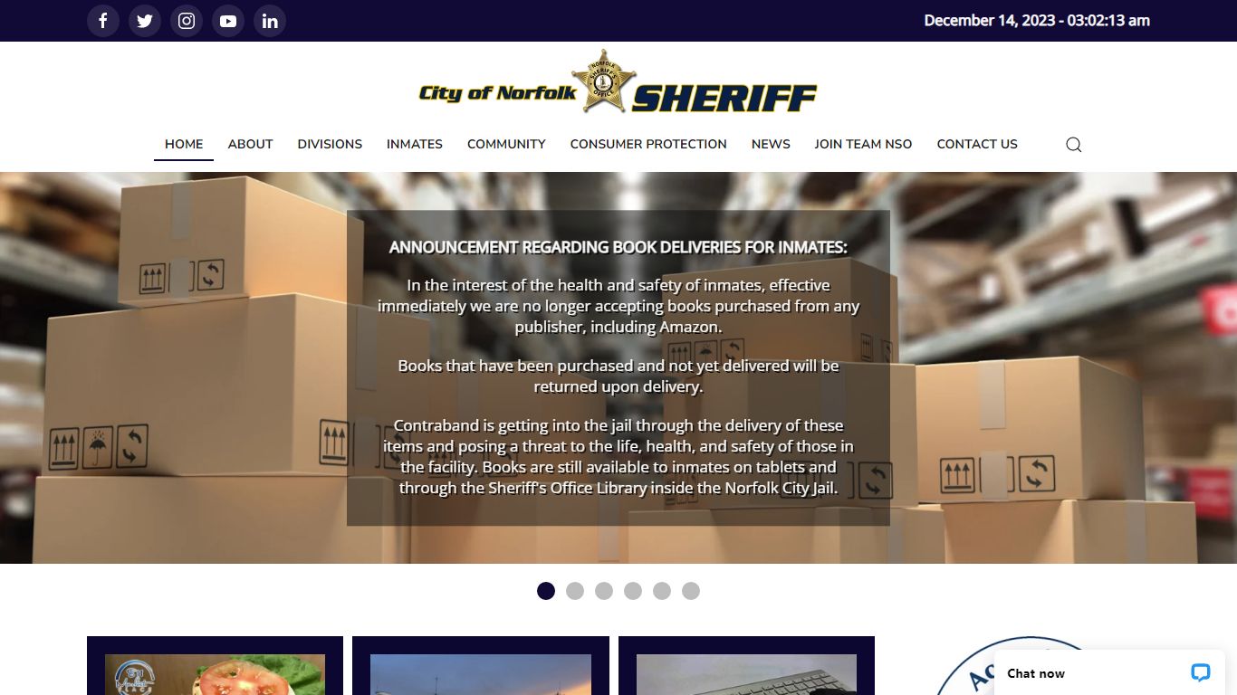 Inmate Lookup - Norfolk Sheriff